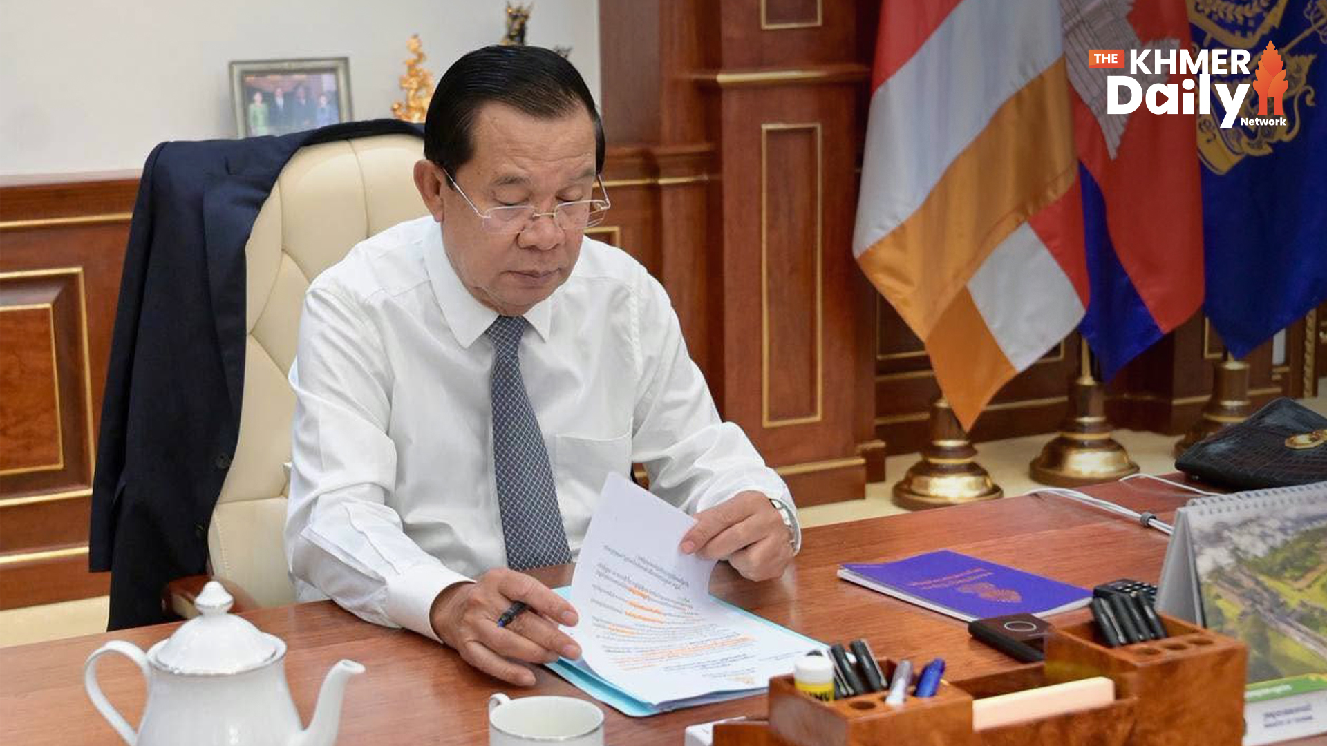 Samdech Hun Sen Warns of World Cup Fatigue, Urges Road Safety