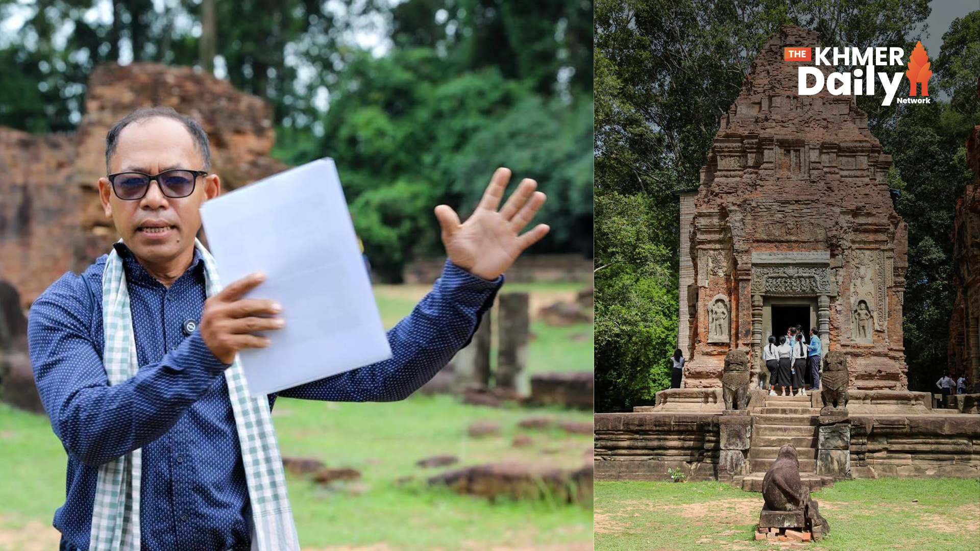 អាជ្ញាធរជាតិអប្សរា ដឹកនាំសិស្សានុសិស្សសិក្សាប្រវត្តិសិល្បៈ និងតម្រុយប្រវត្តិសាស្ត្រប្រាសាទនានា