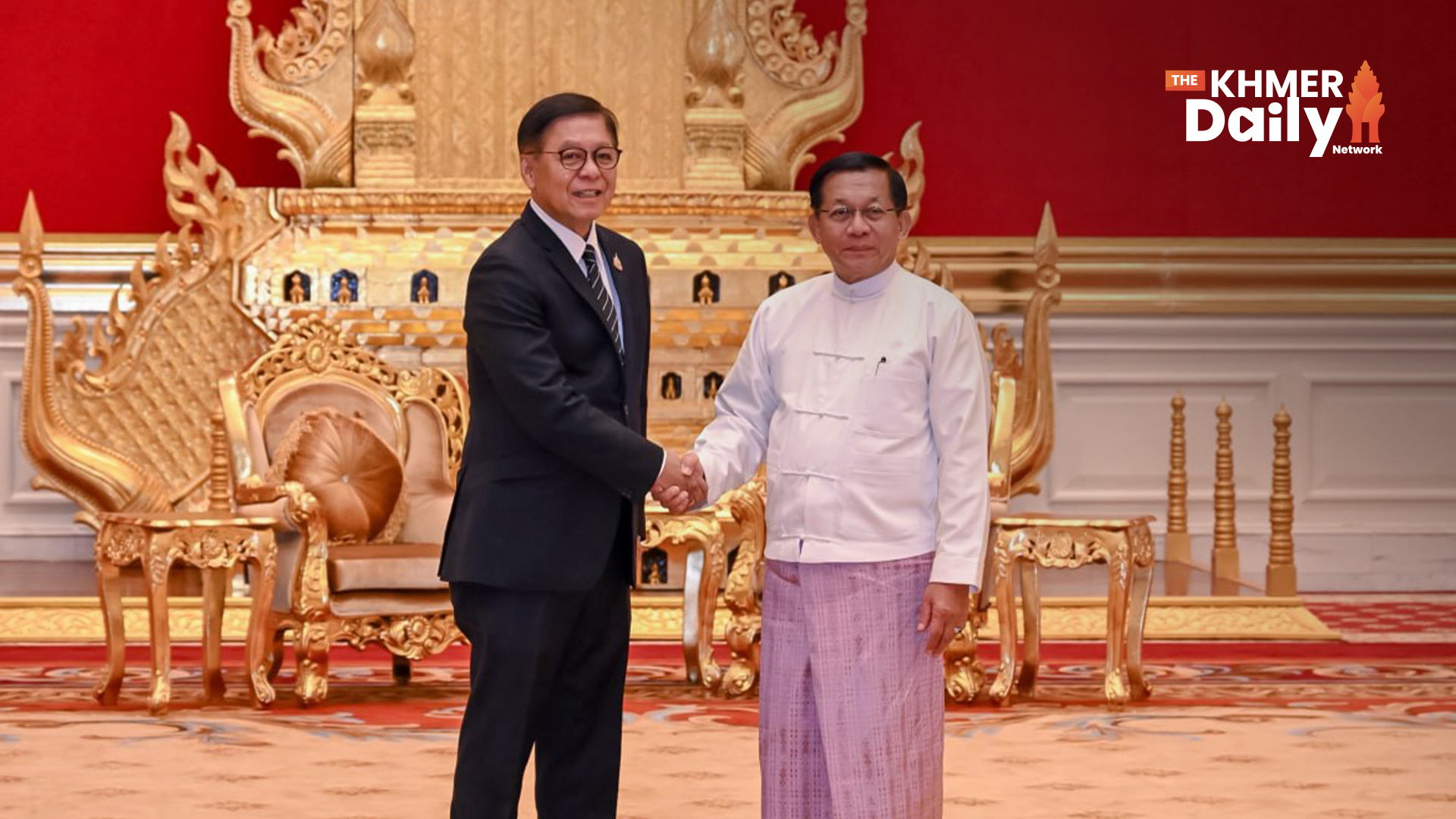 មេដឹកនាំមីយ៉ាន់ម៉ា Min Aung Hlaing នឹងបំពេញទស្សនកិច្ចនៅប្រទេសថៃ ក្នុងខែសីហា