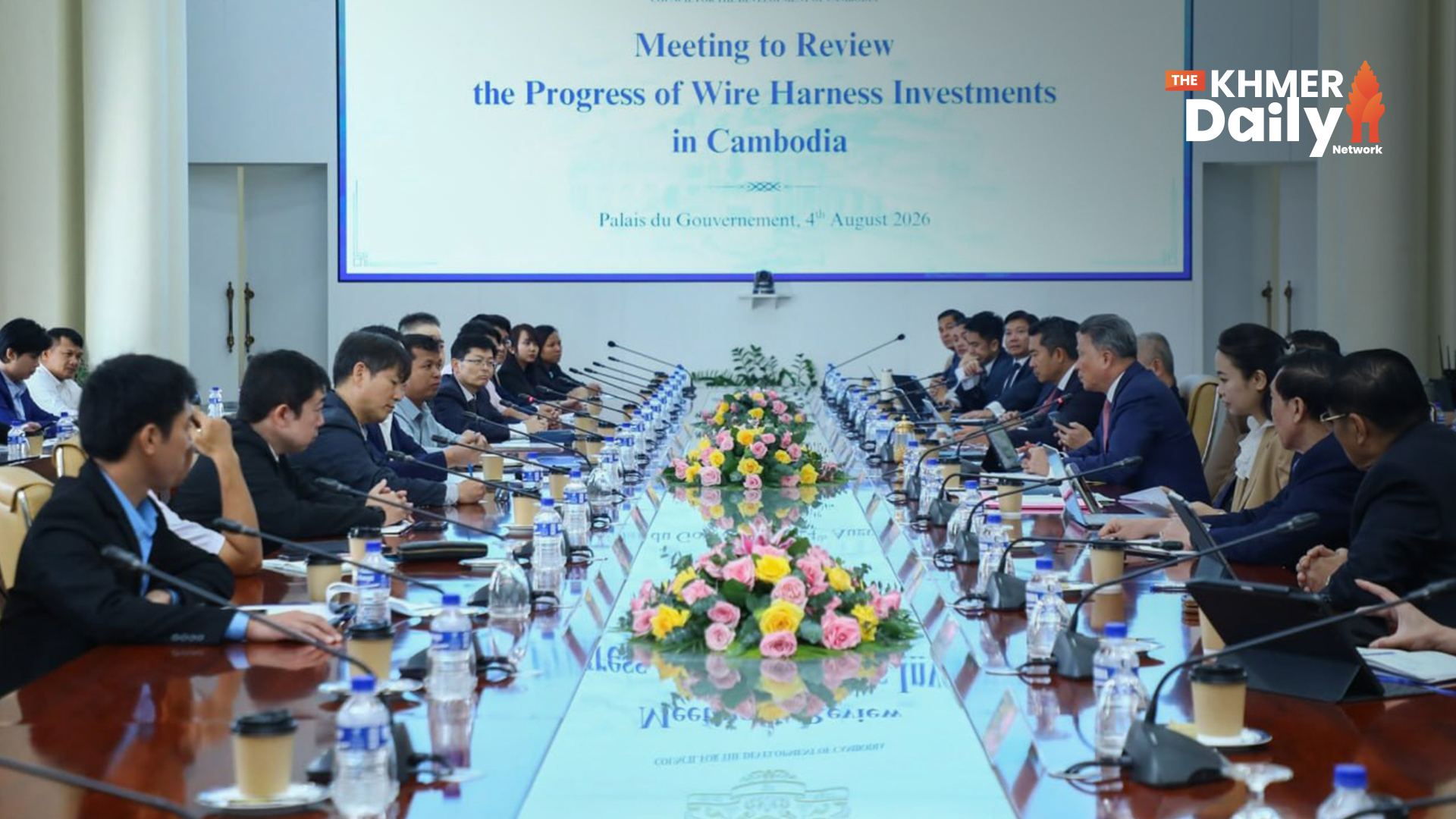 Deputy PM Sun Chanthol Chairs Meeting to Boost Wire Harness Investments