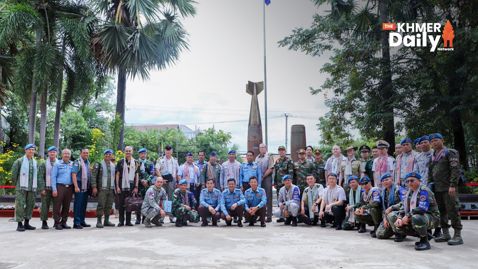 ក្រសួងការពារជាតិ ចូលរួមជាមួយ CMAC បង្ហាញស្ថានភាពសំណល់យុទ្ធភណ្ឌសង្គ្រាមយោធាថៃលើទឹកដីកម្ពុជាទៅ AOT-KH និង MACPP