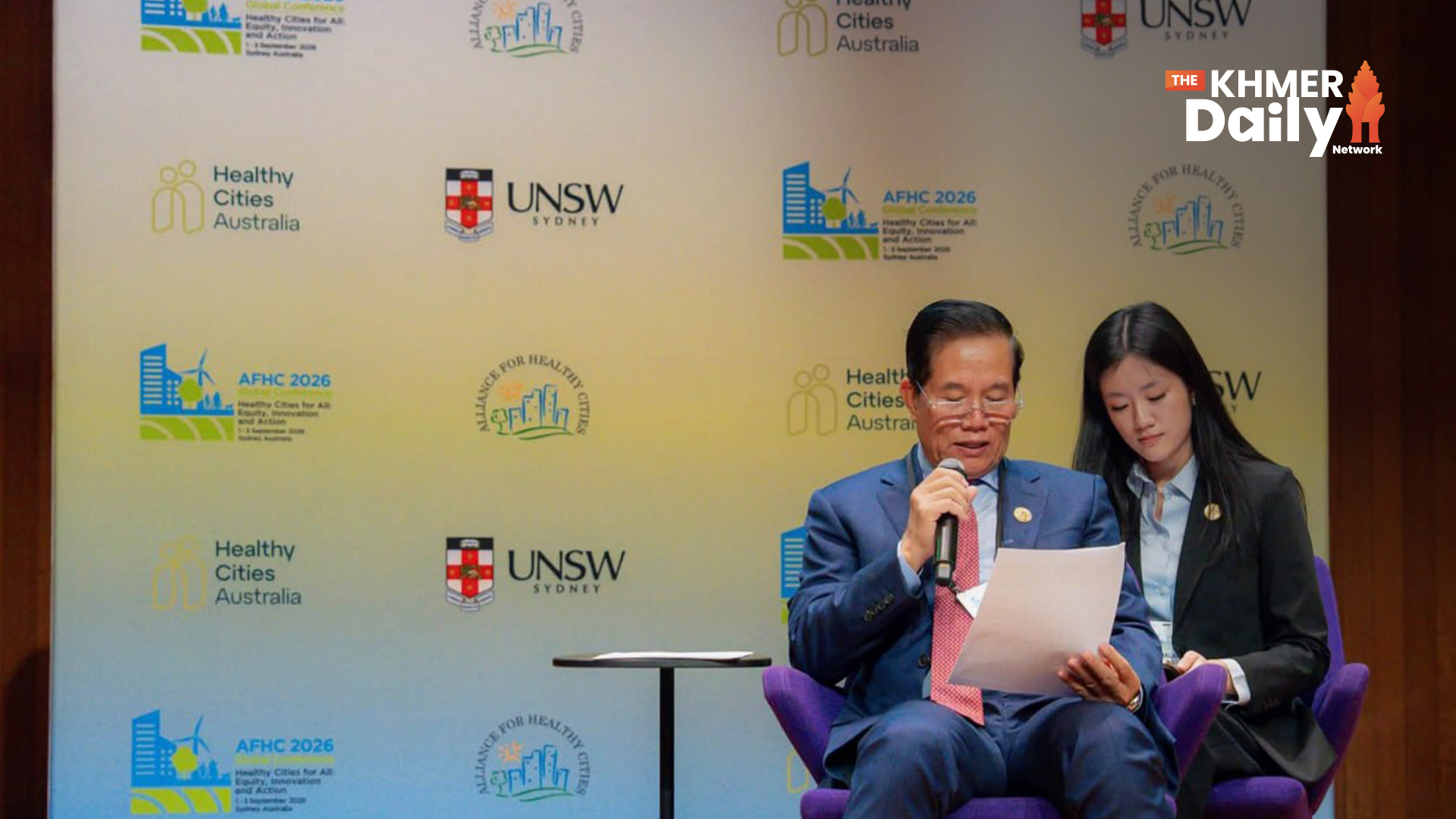 Phnom Penh Governor Shares Urban Development Experiences at International Panel in Sydney
