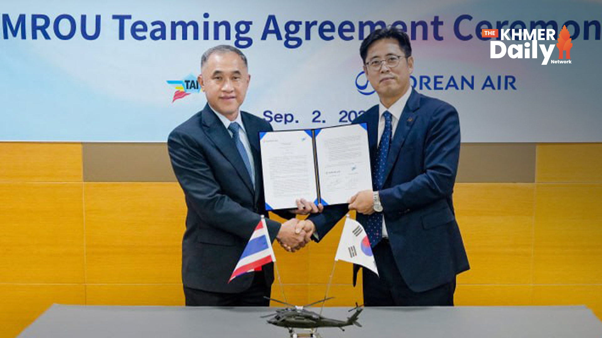 Korean Air Partners with Thai Aviation Industries for Black Hawk MRO Cooperation