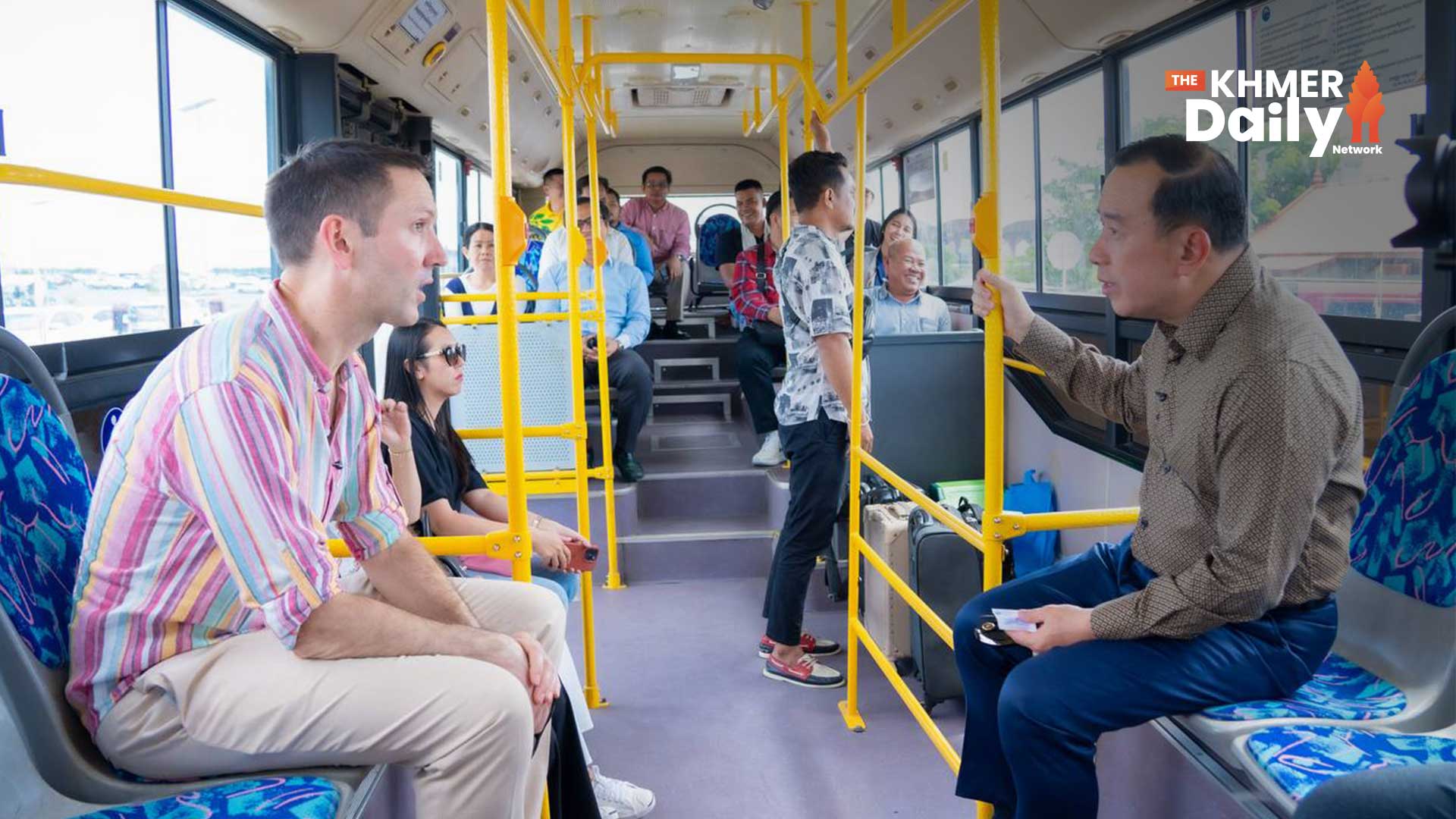 Affordable Airport Bus Offers Tourists a Front-Row Seat to Phnom Penh's Growth