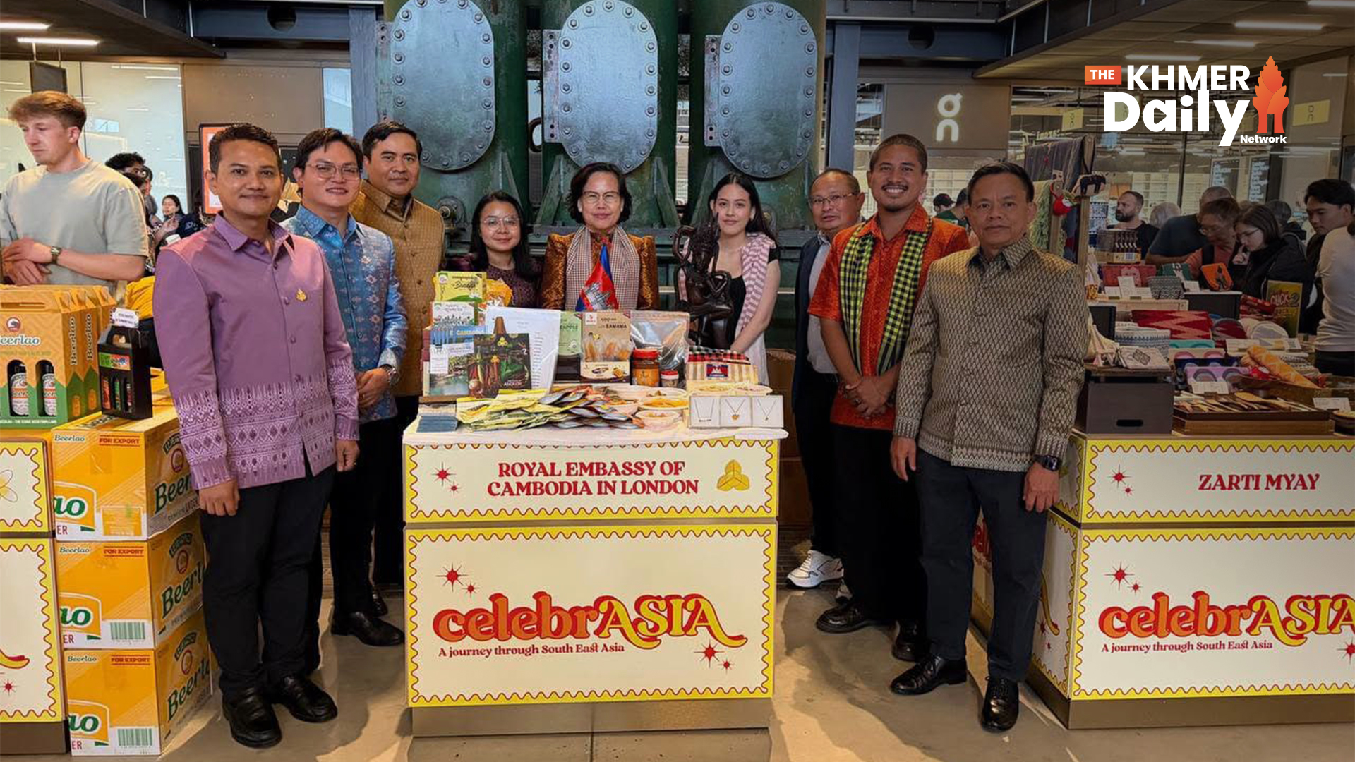 Cambodian Embassy Showcases Agricultural Products, Culture at CelebrAsia 2026 in London