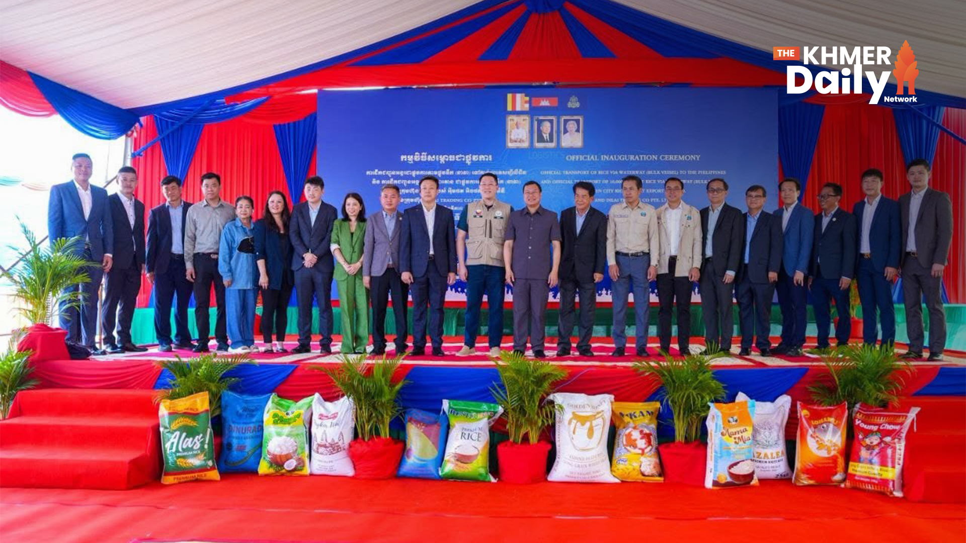 Cambodia Launches New Direct Water Route for Rice Exports to the Philippines