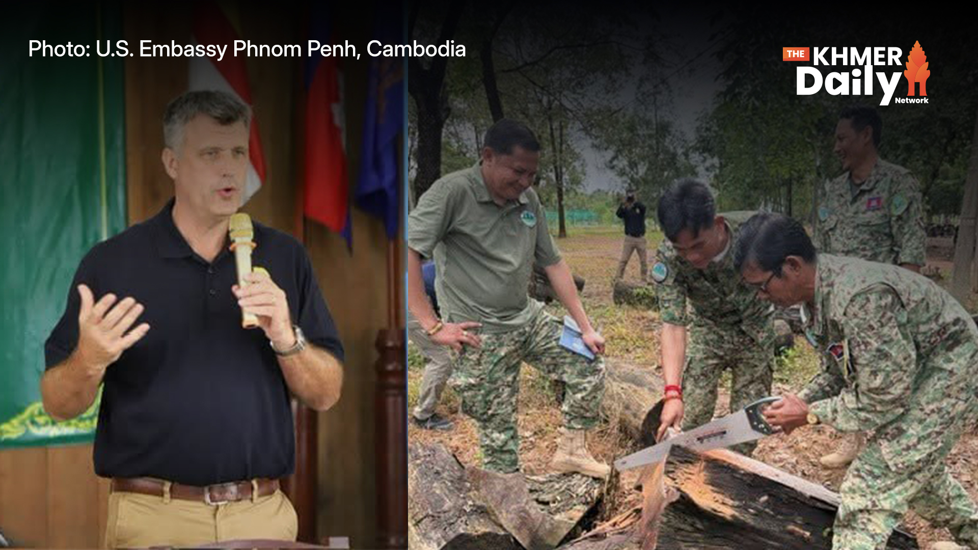Cambodia's Rangers Lead Fight Against Illegal Logging With U.S. Support