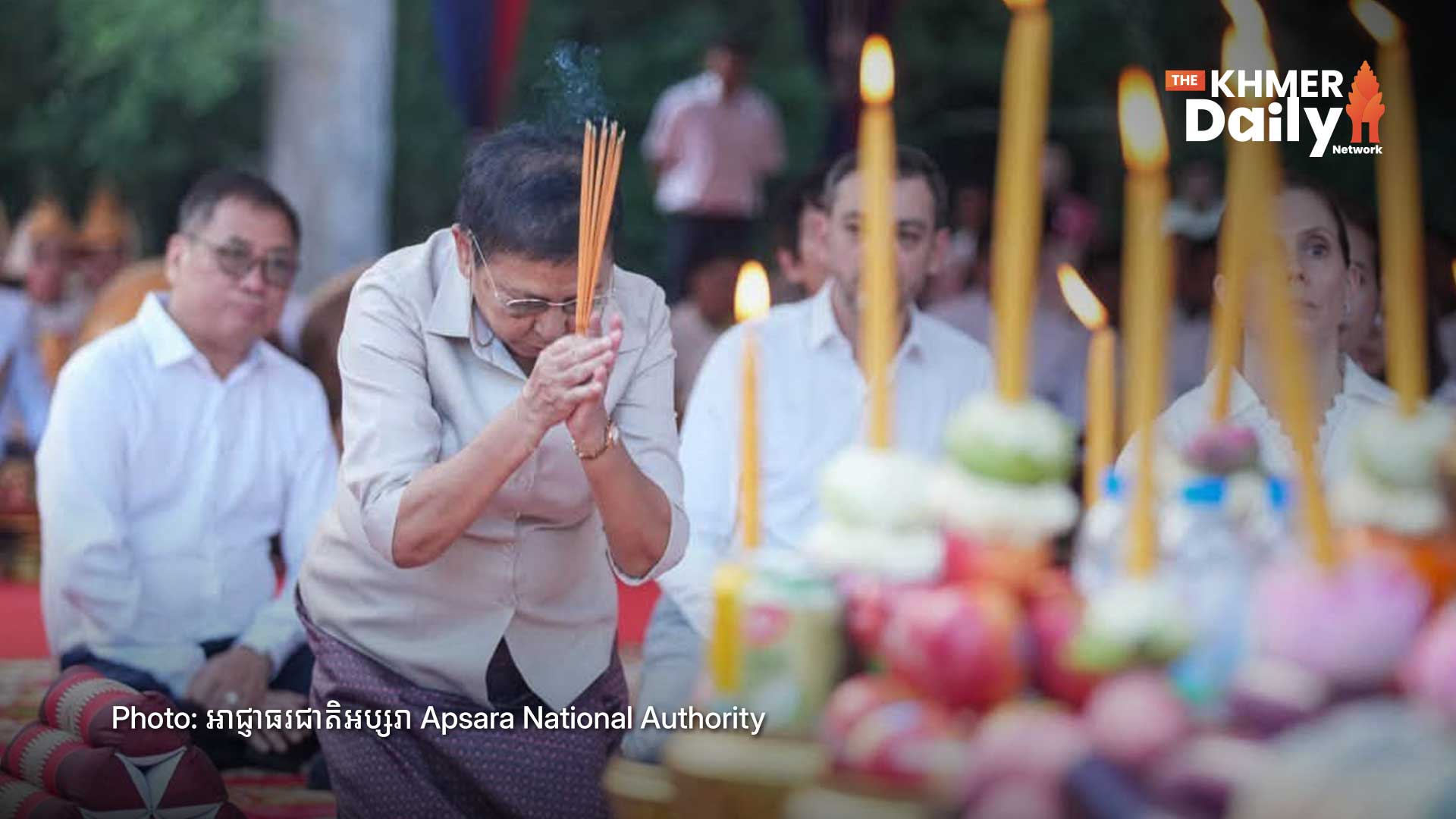 Deity Heads Returned to Angkor Thom Victory Gate After Centuries Away