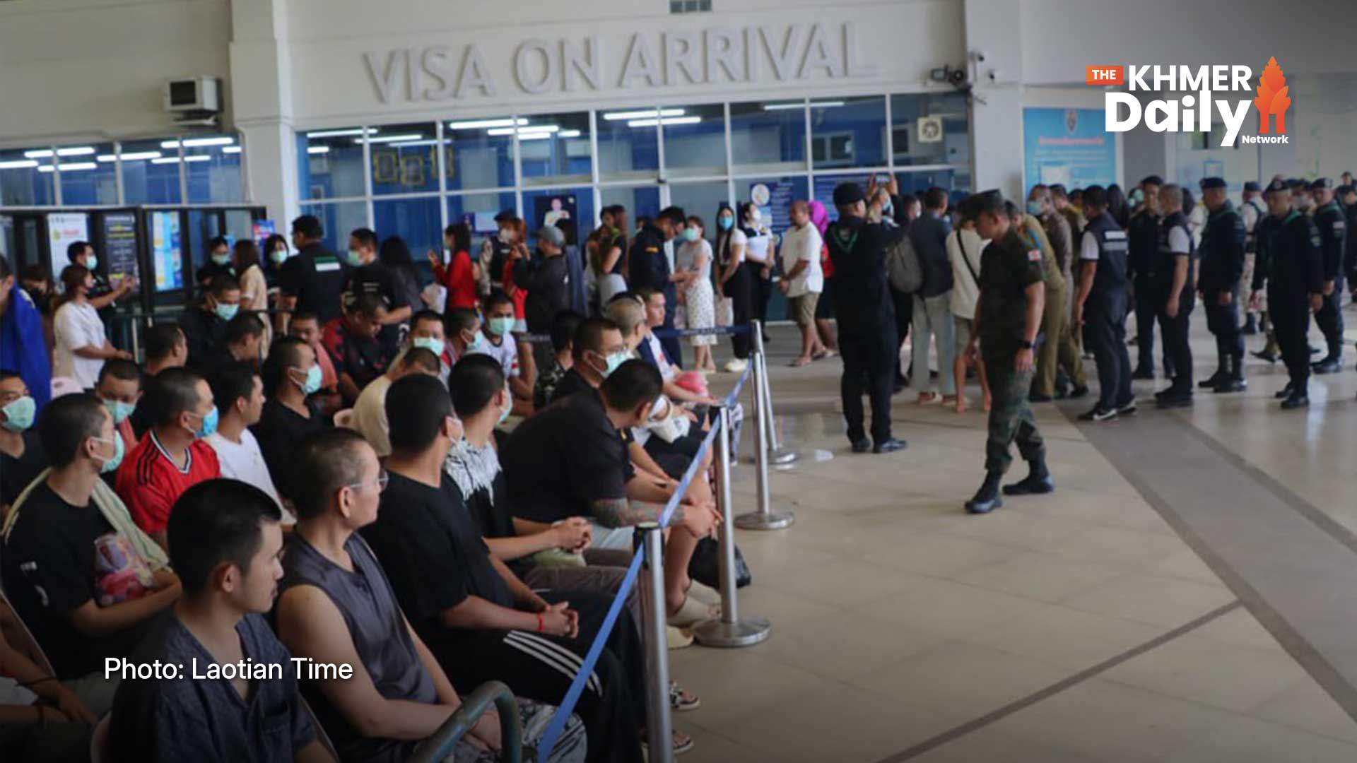 Laos Transfers 118 Chinese, 78 Thai Suspects in Scam Crackdown