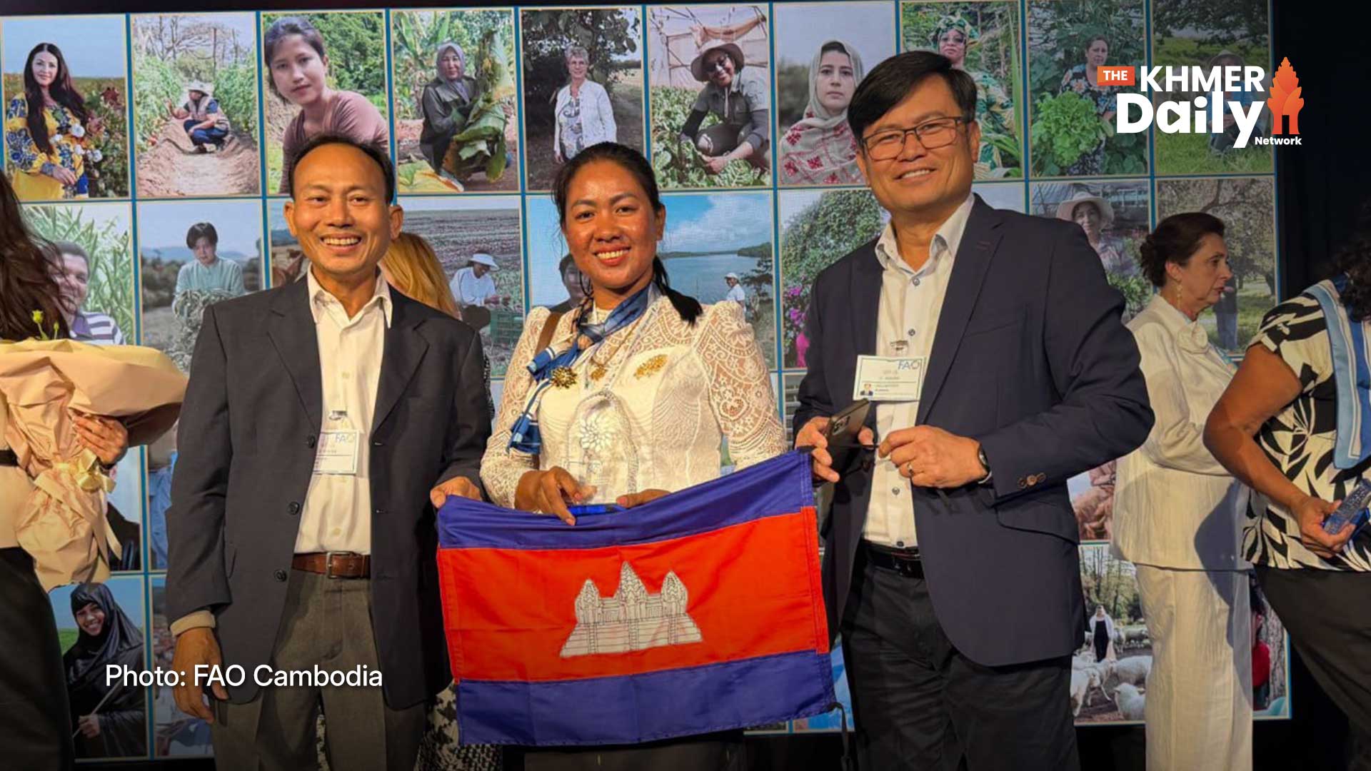 Siem Reap Woman Named Among FAO's 100 Women Heroes