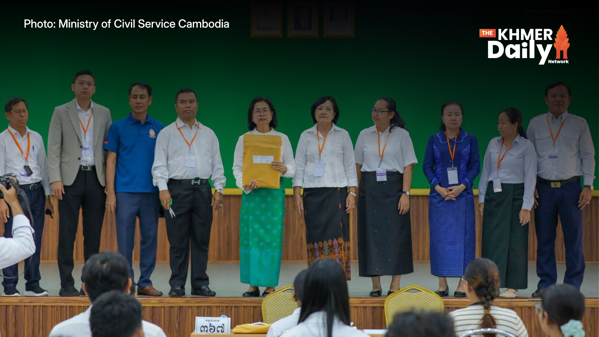 Deputy PM Hun Many Oversees Symbolic Exam Paper Opening at RUPP