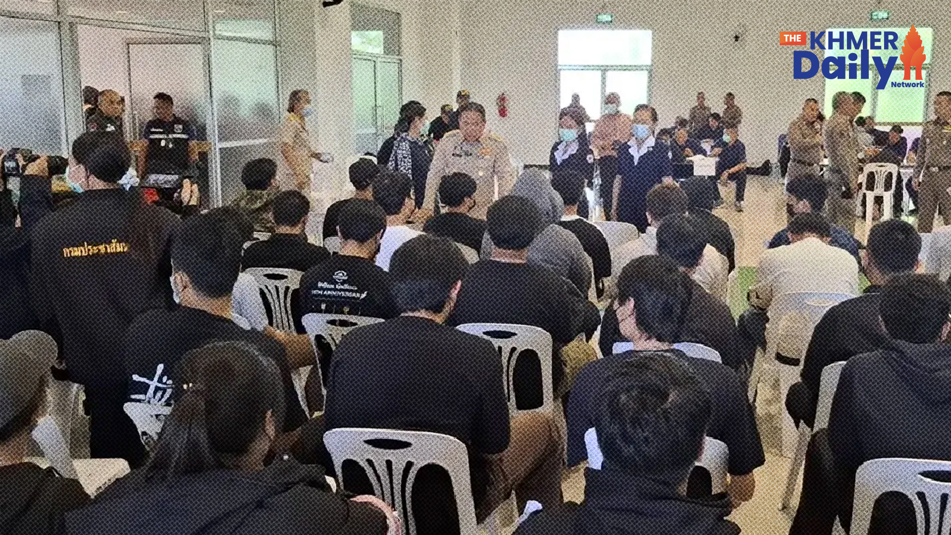 Image: Scam crackdown suspects processed — Source: The Nation Thailand