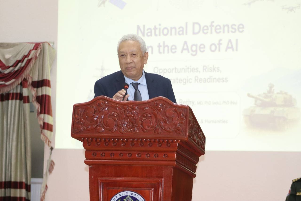 H.E. Professor Dr. Chhem Kiat Rithy, Senior Minister and Chairman of the Council for Economic, Social and Cultural Affairs.