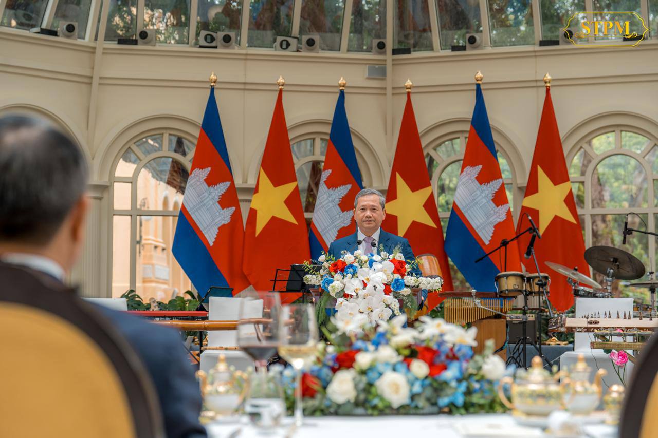 PM Hun Manet Attending an Official Reception hosted by His Excellency Le Minh Hung, Prime Minister of the Socialist Republic of Viet Nam on June 8,2026. (Photo: Samdech Thipadei Hun Manet, Prime Minister of Cambodia)