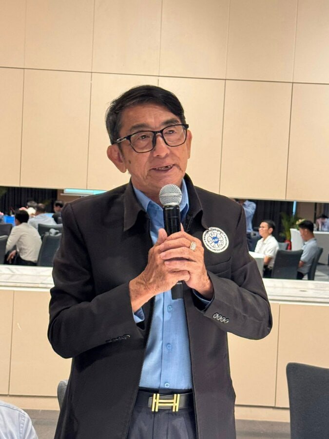 Mr. Srun Pov, President of the Cambodia Livestock Ranchers Association