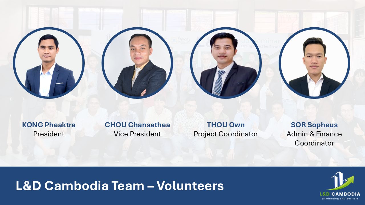 L&D Cambodia team - Volunteers.