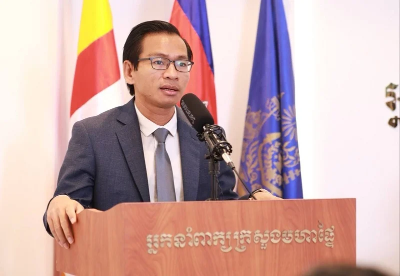 Photo: Touch Sokhak Deputy Spokesperson of the Ministry of Interior of the Royal Government of Cambodia